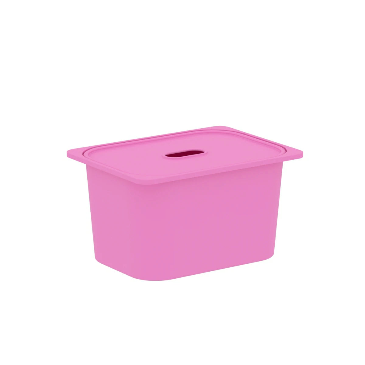 3 Derin Kapaklı Oyuncak Sepeti Pembe
