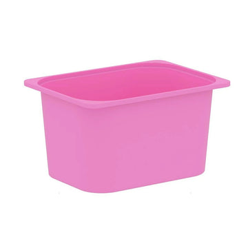 Pembe Derin Saklama Sepeti, Çok Amaçlı Dolaplarla Uyumlu