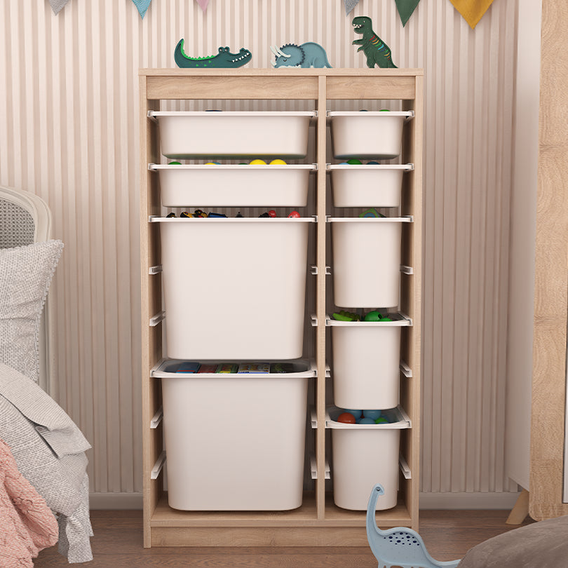 Montana XS 9 Sepetli Çok Amaçlı Oyuncak Dolabı Sonomo Beyaz