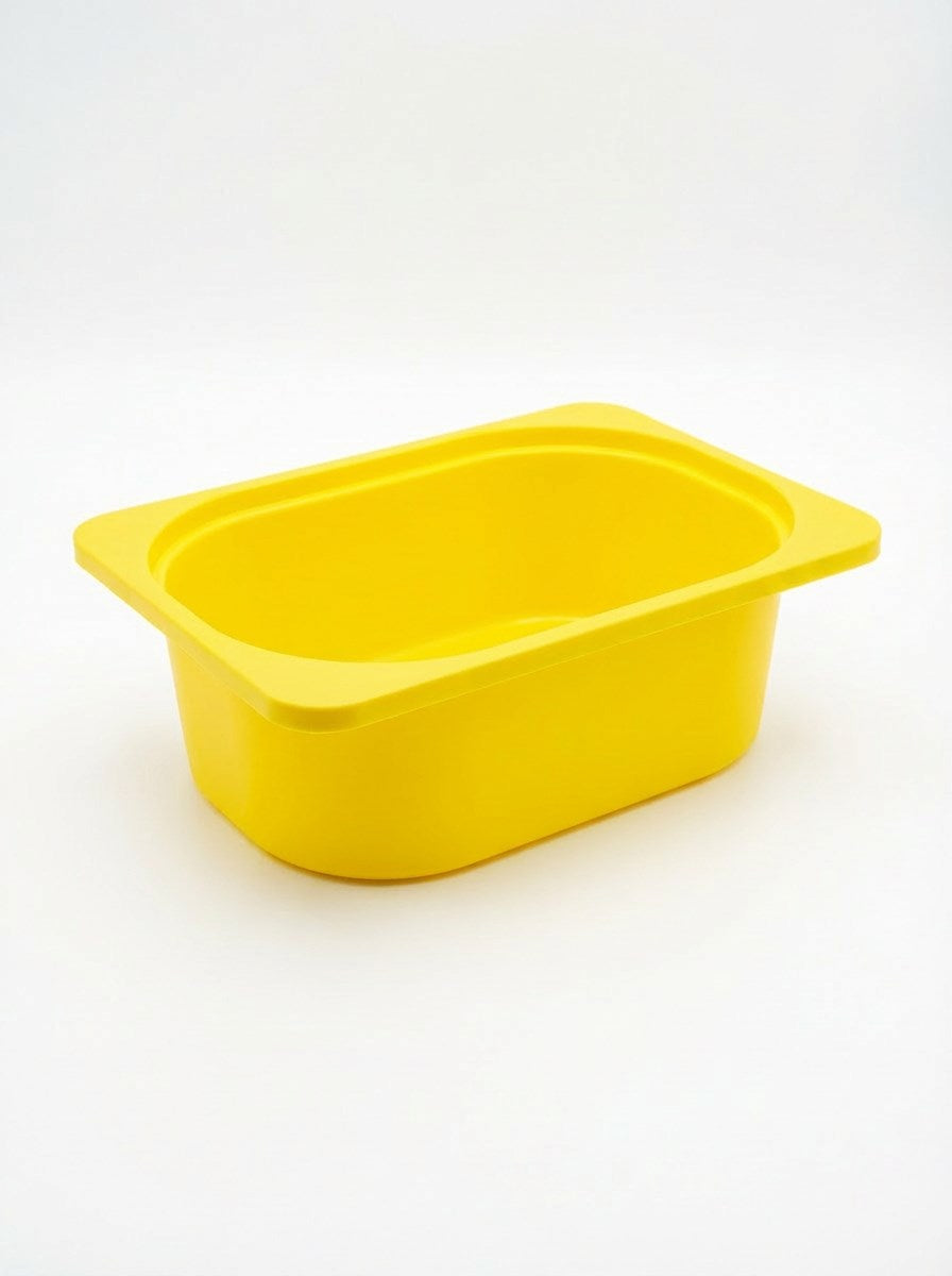 Sarı Mini Saklama Sepeti, Çok Amaçlı Dolaplarla Uyumlu