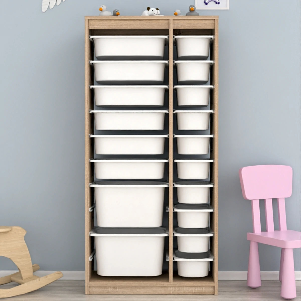 Alara XS 18 Sepetli Çok Amaçlı Kiler Dolabı Beyaz