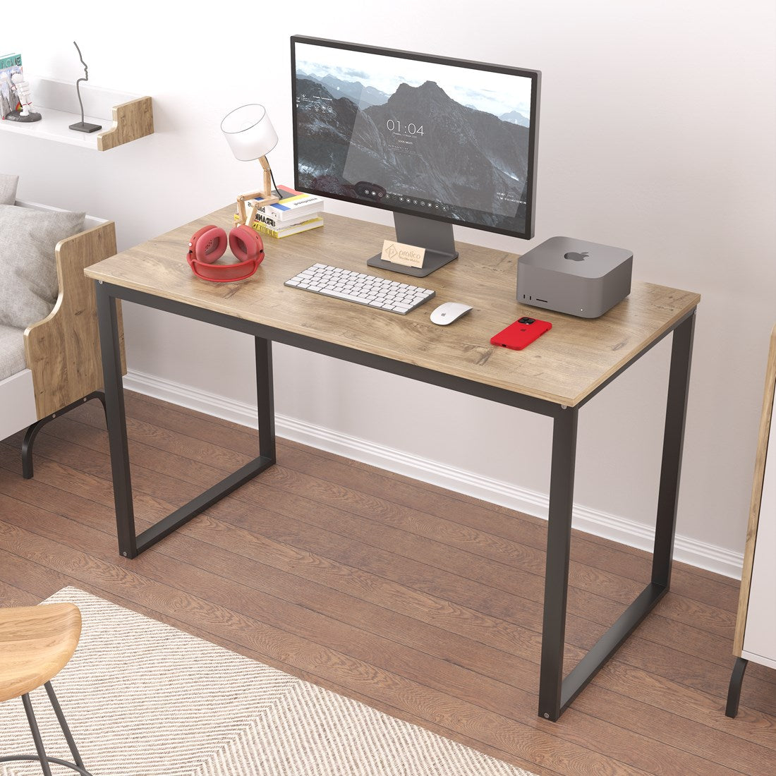 Deep Mood Metal Ayaklı Çalışma Masası 60x120 cm